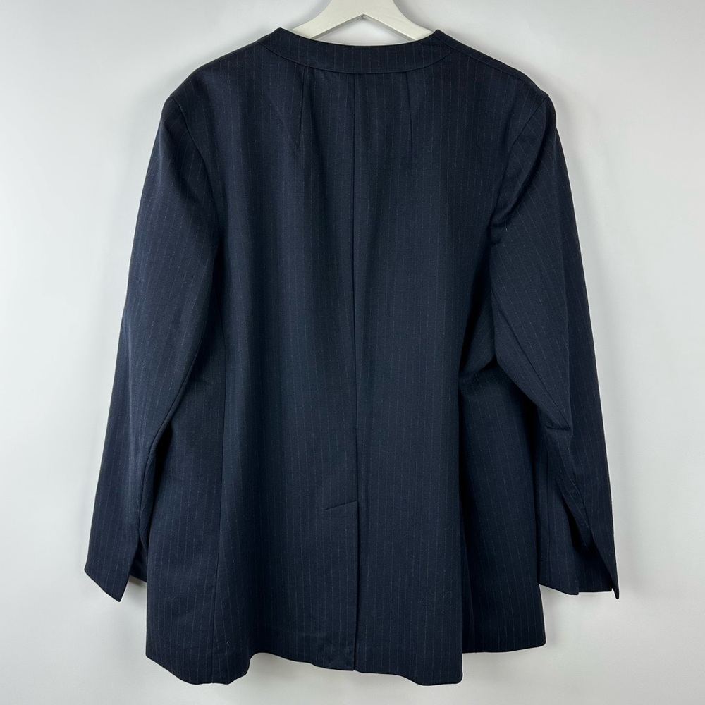 Spanx Collarless One Button Oversized Blazer - image 4